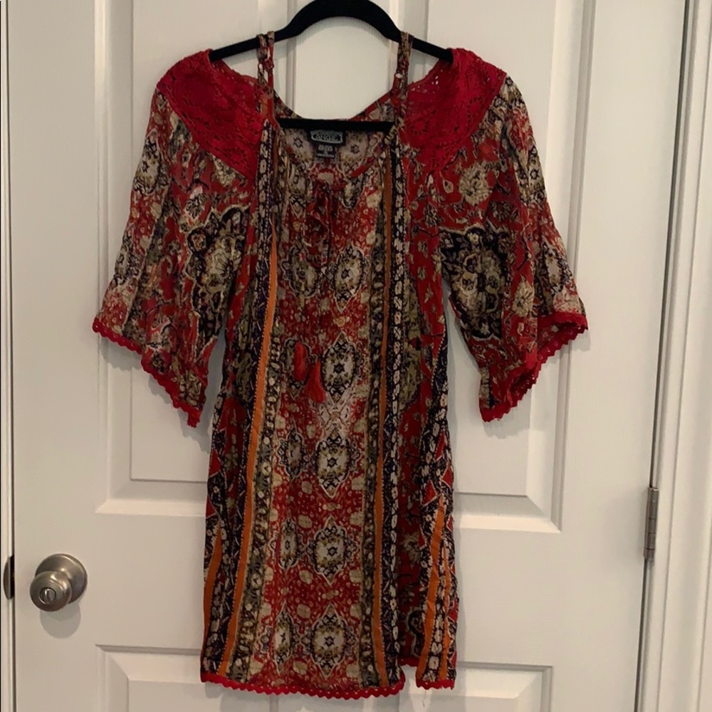 Dress or Long top can be paired with leggings